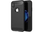 Custodia / Cover Per Apple Iphone Xs Nero - Forcell Carbon