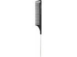 Lussoni Hair Care Comb 306 Pin Tail Comb - Pettine Con Coda In Metallo