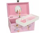 Goki 15562 Carillon Ballerina, Melodia: Il Lago Dei Cigni 18 X 11,4 X 9,8 Cm, Cartone Solido, Rosa