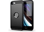 Custodia / Cover Per Apple Iphone Se 2020 Nero - Forcell Carbon