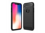 Custodia / Cover Per Apple Iphone Xr Nero - Forcell Carbon