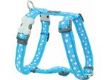 Pettorina Per Cani Red Dingo Style Turchese Stella Bianca 37-61 Cm