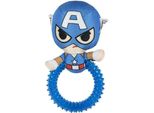 Giocattolo Per Cani Captain America - Robusto Anello Per La Dentizione Con Squeaker