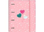 Raccoglitore Ad Anelli Blackfit8 Globitos 27 X 32 X 3,5 Cm Rosa