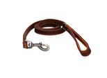 Avvistato! Guinzaglio Per Cani In Pelle Pro Marrone 1,8X130Cm