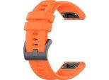 Cinturino / Fascia Da Braccio Adatta Allo Smartwatch Garmin Fenix 3 / 3HR / 5X / 6X / 6X Pro / 7X / 7X Pro Arancione (8)