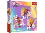 Trefl Trefl Trolls Puzzle 3 In 1 Set Trolls 3