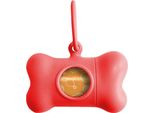 Distributore Di Sacchetti Per La Cacca United Pets Bon Ton Classic Dog Red (8 X 4,2 X 5 Cm)