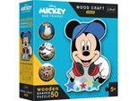 Trefl Puzzle 50 Pezzi - Disney In Legno Nel Mondo Di Topolino 20199