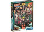Clementoni 1500-Elementowy Puzzle Naruto Shippuden - Oficjalny Produkt Premium