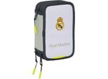 Safta Real Madrid 25/26 Portamatite 37 Pezzi Uomo Bianco Taglia Unica