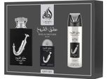 Zestaw Lattafa Ishq Al Shuyukh Argento Edp 100Ml + Edp 20Ml + Deodorante 200Ml