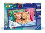 Set Per Dipingere Con I Numeri Ravensburger Creart Cats