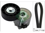 Ina 529 0267 10 Set Di Cinghie Trapezoidali Per Fiat Ducato (250, 290)