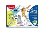 Carta Magica Maped Da Colorare Din A4 15 Fogli Assortiti
