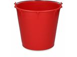 Secchio 7 L Con Manico Rosso