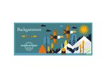Djeco Classic Backgammon Gioco Da Tavolo Golden Golden Taglia Unica