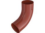 Bryza Gomito Di Uscita Zincato Ø 100 Mm, Rosso Mattone Ral 8004