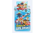Paw Patrol Bettbezug Happy Blau 140 X 200 Cm - 70 X 90 Cm - Baumwolle