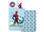 Biancheria Da Letto Per Bambini Spiderman Azzurro 100×135 Cm, 40×60 Cm