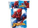 Spiderman Kleinkind Bettbezug City - 100 X 135 Cm - Baumwolle Blau