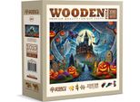 Wooden City Puzzle Di Legno Del Castello Di Halloween 1010 Pezzi