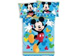 Disney Mickey Joyful Biancheria Da Letto Per Bambini 100×135 Cm, 40×60 Cm