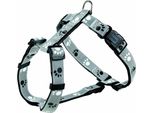 Silver Reflect Imbracatura Ad H 49-65 Cm/20 Mm Nero/Grigio Argento