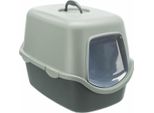 Lettiera Per Gatti Vico 40 × 40 × 56 Cm Antracite/Grigio-Verde