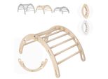 Arco Di Arrampicata Mamoi®, Triangolo Di Arrampicata, Arrampicata Per Bambini, Dondolo Arcobaleno In Legno, Arco In Legno Per Bambini, Struttura Per Arrampicata Indoor Da 1/2/3 Anni