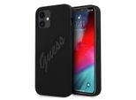 Guess Guhcp12Slsvsbk Custodia Rigida Per Iphone 12 Mini5,4 Czarny/Nero Script Vintage