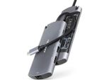 Axagon Axagon HMC-6M2 Dock/Riproduttore Di Porte Per Laptop Wired Usb 3.2 Gen 1 (3.1 Gen 1) Type-C Alluminio