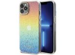 Guess Guhcp12Mhdecmi Iphone 12/12 Pro 6.1 Wielokolorowy Custodia Rigida Iml Specchio Sfaccettato Disco Iridescente