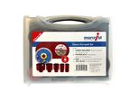 Set Completo Per Piastrelle Marcrist 125 Mm + 1X Fresa Per Piastrelle + 5X Punte Per Piastrelle + 10X Disco Da Taglio In Acciaio Inox + 1X Flangia A Cambio Rapido ( 3999.101.354 ) + Custodia