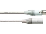 Cordial Xlr/Xlr, 5 M, Xlr (3 Pin), Maschio, Xlr (3 Pin), Femmina, 5 M, Bianco