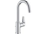 Grohe Bauedge Mitigeur Monocommandé Pour Lavabo, L-Size, Saillie 140Mm, Vidage à Tirette, Orientable, 23760001, 23760001