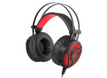 Genesis Genesis Neon 360 Cuffia Cablata Head-Band Gaming Nero, Rosso