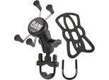 Ram Mounts Supporto Per Telefono A Braccio Corto X-Grip® Con Base A U Per Manubrio