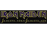 Iron Maiden - Logo - Toppa "Seventh Son"" - Striscia Di Poliestere RO10060 (Taglia Unica) (Nero/Giallo/Blu)"