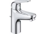 Grohe Euroeco Mitigeur Monocommandé Pour Lavabo, S-Size, Saillie 103Mm, Vidage à Tirette Plastique, 23262001, 23262001