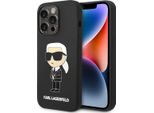 Karl Lagerfeld Klhcp14Xsnikbck Custodia Rigida Per Iphone 14Pro Max 6,7 Czarny/Nero Silicone Ikonik