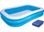 Piscina Gonfiabile Bestway Per Famiglie 262 X 175 X 51 Cm 54006 + Copertura
