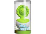 Fat Brain Toy Co. Dimpl Wobbl, Abs, Silicone, Verde, Bianco