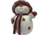 Prodex Pupazzo Di Neve Con Cappuccio A Led Rosa 18 X 13 Cm Prodex A00544