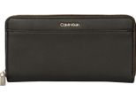 Portafoglio Donna Ck Calvin Klein Articolo K60K610949 Ck Must Lgz/A Wallet W Cm 19 X 10 X 2 (Circa), Bax Black / Nero, Unica - One Size, Poliestere 51%,Poliuretano 49%