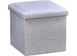 Sgabello Kesper, 38 X 38 X 38 Cm, Grigio Chiaro Kesper 15956