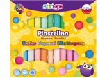 Plastilina Creativa 24 Colori - Fluorescente, Pastello E Classica! Create I Vostri Capolavori Con Facilità E Divertimento Con Il Set Strigo!