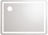 Specchio Per Il Trucco Con Illuminazione 80 X 60 Cm - Grande Specchio Per Il Trucco Con Usb E Type-C - Specchio Con Ingrandimento 10X - 3 Temperature Di Colore E Controllo Touch - Bianco