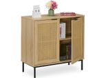 Credenza Con 2 Ante In Rattan