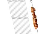 Spiedini Per Kebab In Acciaio Inox, Confezione Da 30